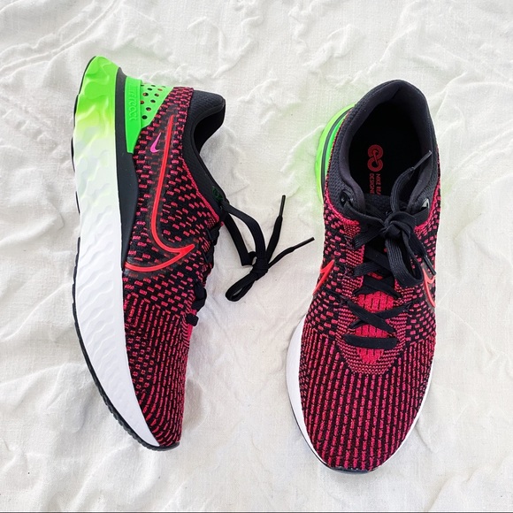 Nike React Infinity Run Flyknit 3 Sneakers New $160